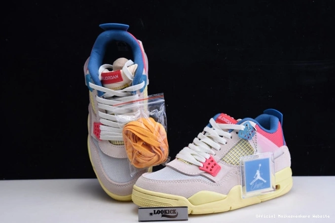 Official Maikesneakers Ice Jordan Union 4 Retro Air Guava DC9533-800 0727